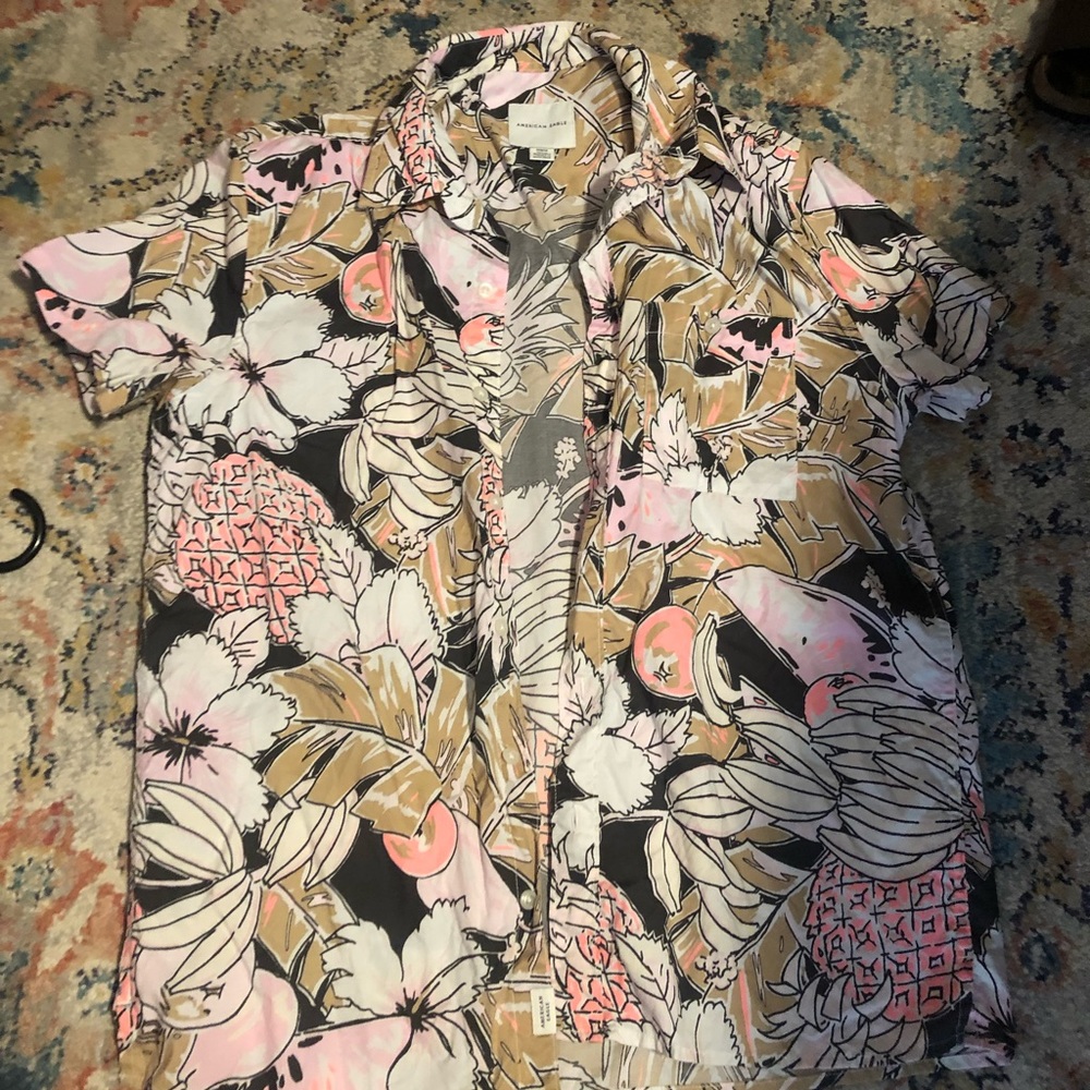 Mens American Eagle button up size medium